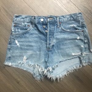 Agolde Parker Shorts Swampmeet